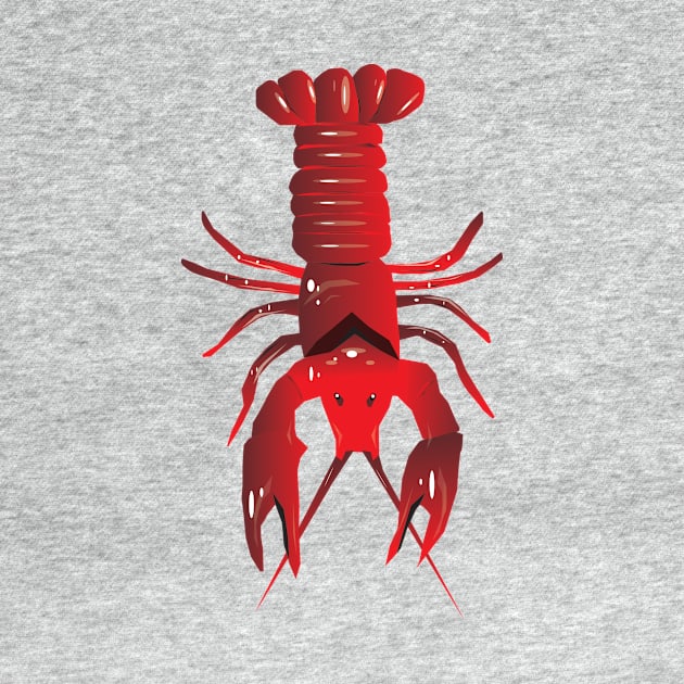 Crawfish or Lobster Digital Art by hannahnking